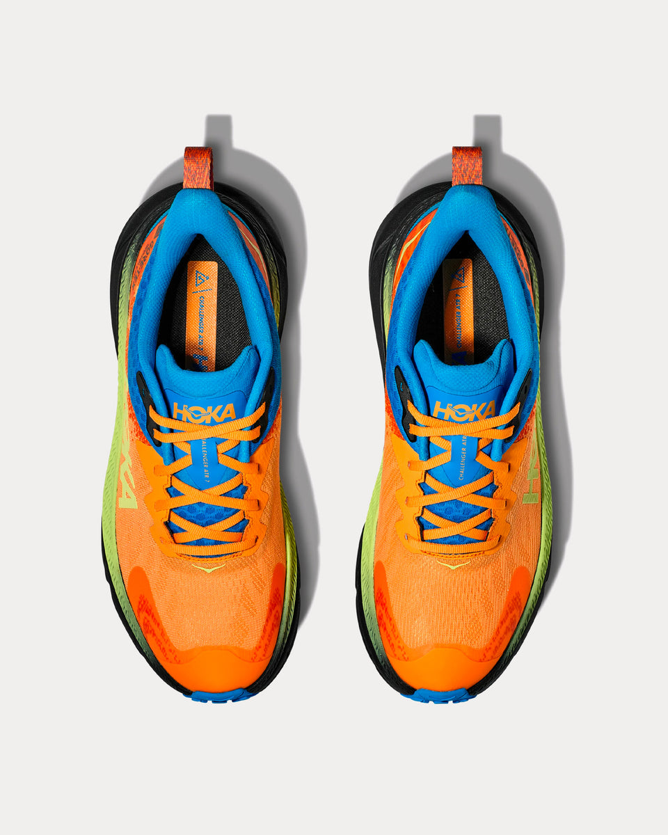 Hoka Challenger 7 GORETEX Black / Solar Flare Running Shoes Sneak in