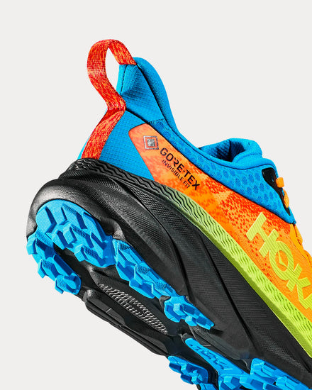 HOKA Challenger 7 GORE-TEX Black / Solar Flare Running Shoes - 3