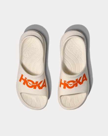HOKA Ora Athletic Frost / Lava Slides - 2