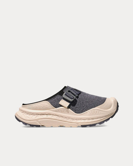 HOKA Ora Primo EXT Charcoal Grey / Birch Mules - 1