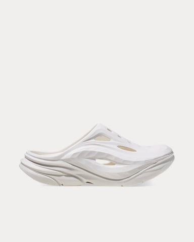 HOKA Ora Recovery White / White Mules