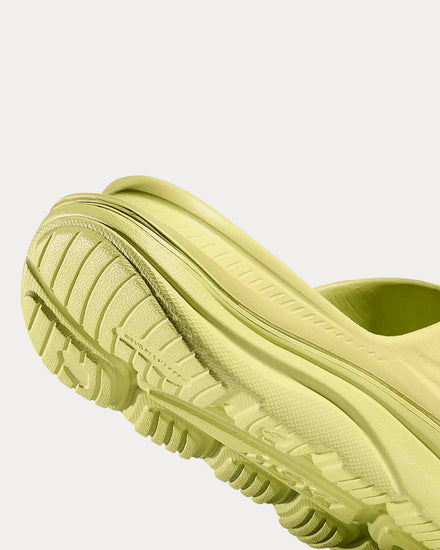HOKA Ora Recovery Slide 3 Honeydew / Honeydew Slip Ons - 5