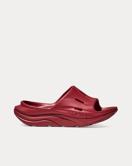 HOKA Ora Recovery Slide 3 Pepper / Pepper Sand Slip Ons - 1