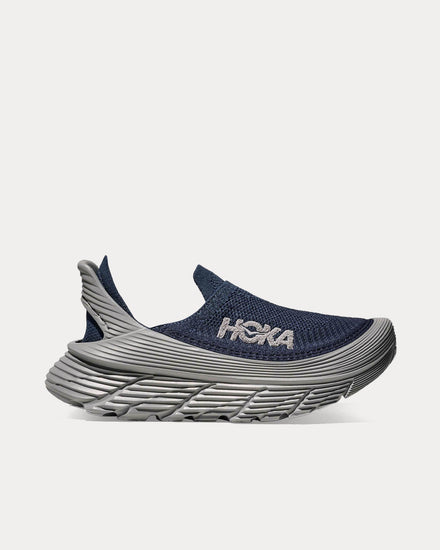 HOKA Restore TC Varsity Navy / Stellar Grey Slip On Sneakers - 1