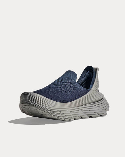 HOKA Restore TC Varsity Navy / Stellar Grey Slip On Sneakers - 3