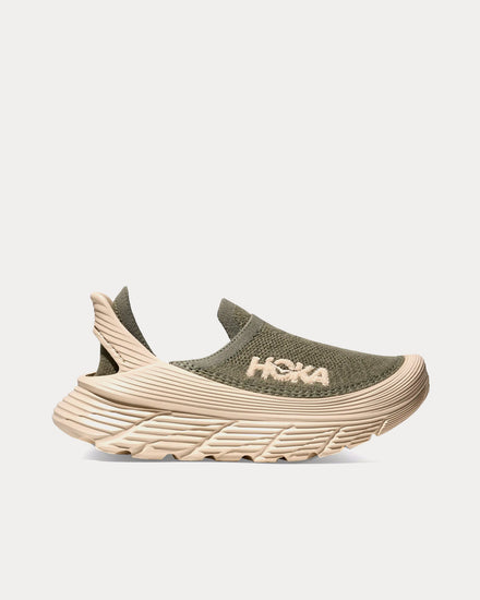 HOKA Restore TC Aerino Sea Moss / Vanilla Slip On Sneakers - 1