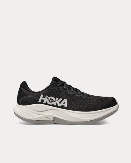 HOKA Rincon 4 Black / White Running Shoes - 1