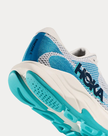 HOKA Rincon 4 Frost / Skyward Blue Running Shoes - 4