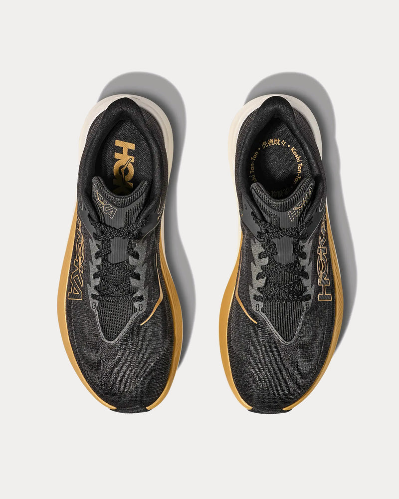 HOKA Rocket X 3 Black / Gold Running Shoes - 2