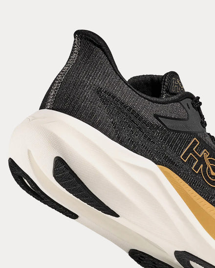 HOKA Rocket X 3 Black / Gold Running Shoes - 5