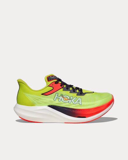 HOKA Rocket X 3 Neon Yuzu / Squid Ink Running Shoes - 1
