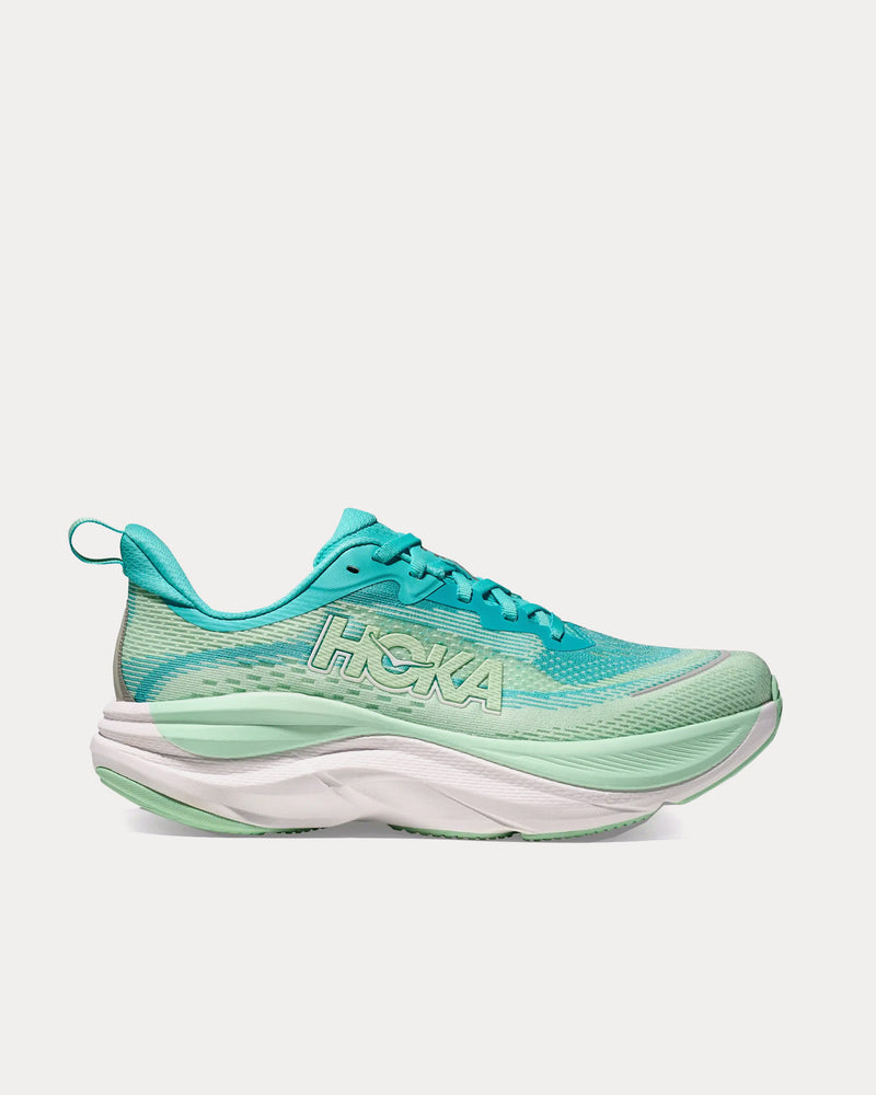 HOKA Skyflow Cielo Blue / Mint Fluorite Running Shoes - 1