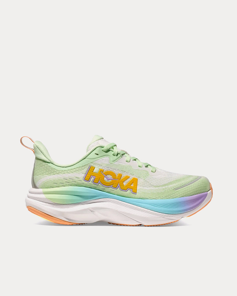 Hoka Skyflow Luna Moth / White Running Shoes - 1
