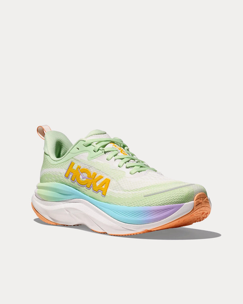 Hoka Skyflow Luna Moth / White Running Shoes - 3