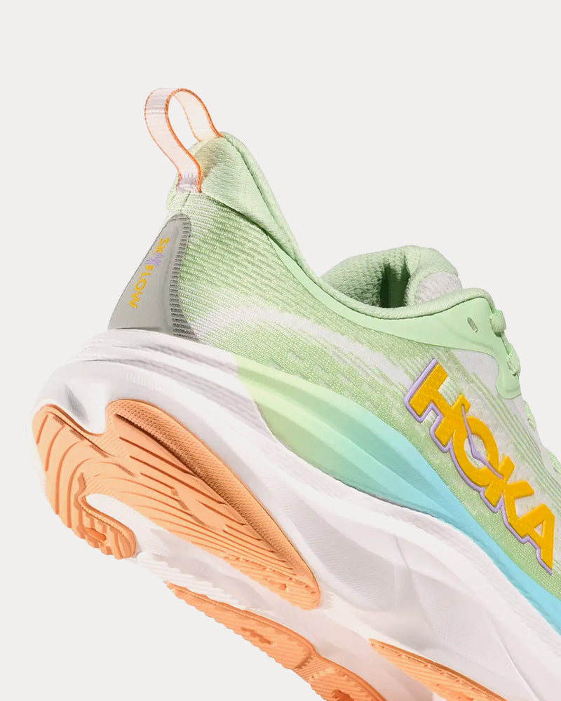 Hoka Skyflow Luna Moth / White Running Shoes - 5