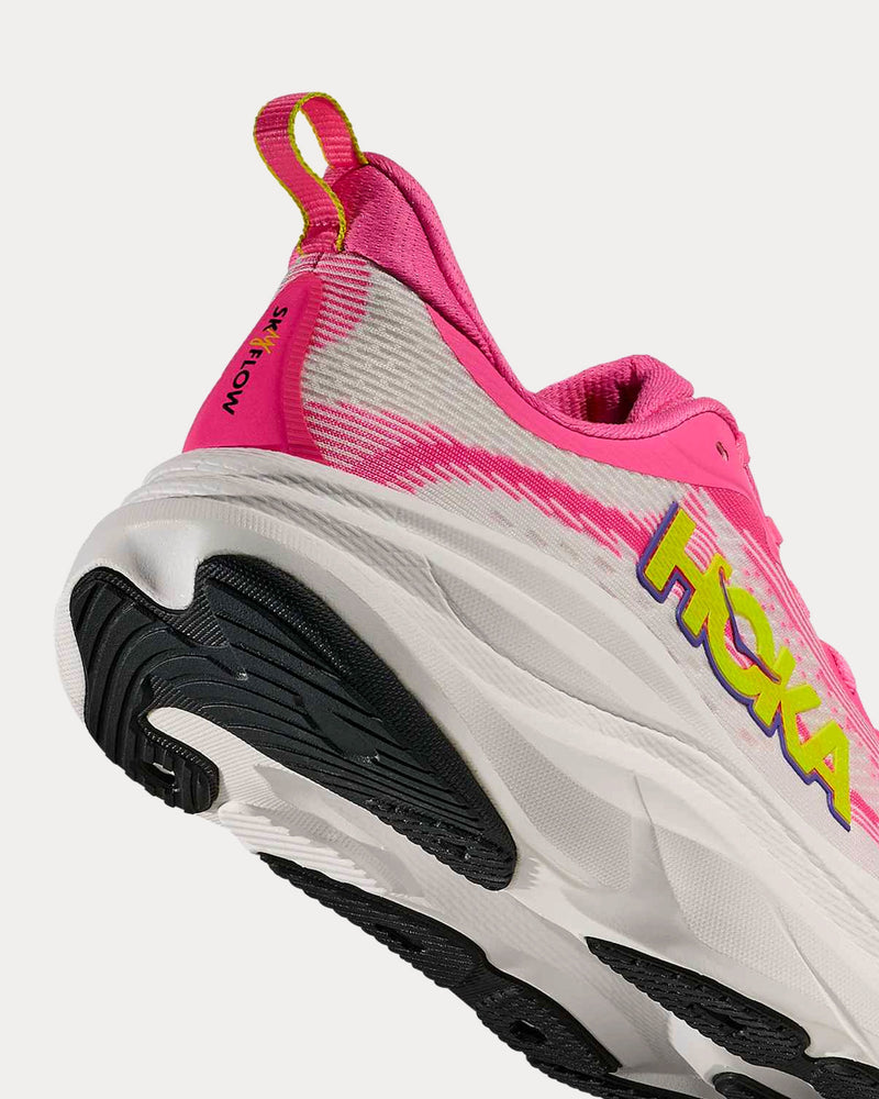 HOKA Skyflow Neon Rose / Neon Hoka Citrus Running Shoes - 5