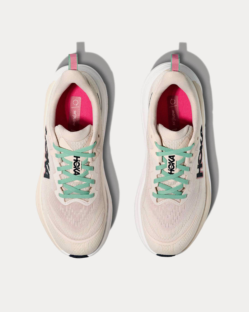 HOKA Skyflow Rose Cream / Alabaster Running Shoes - 2