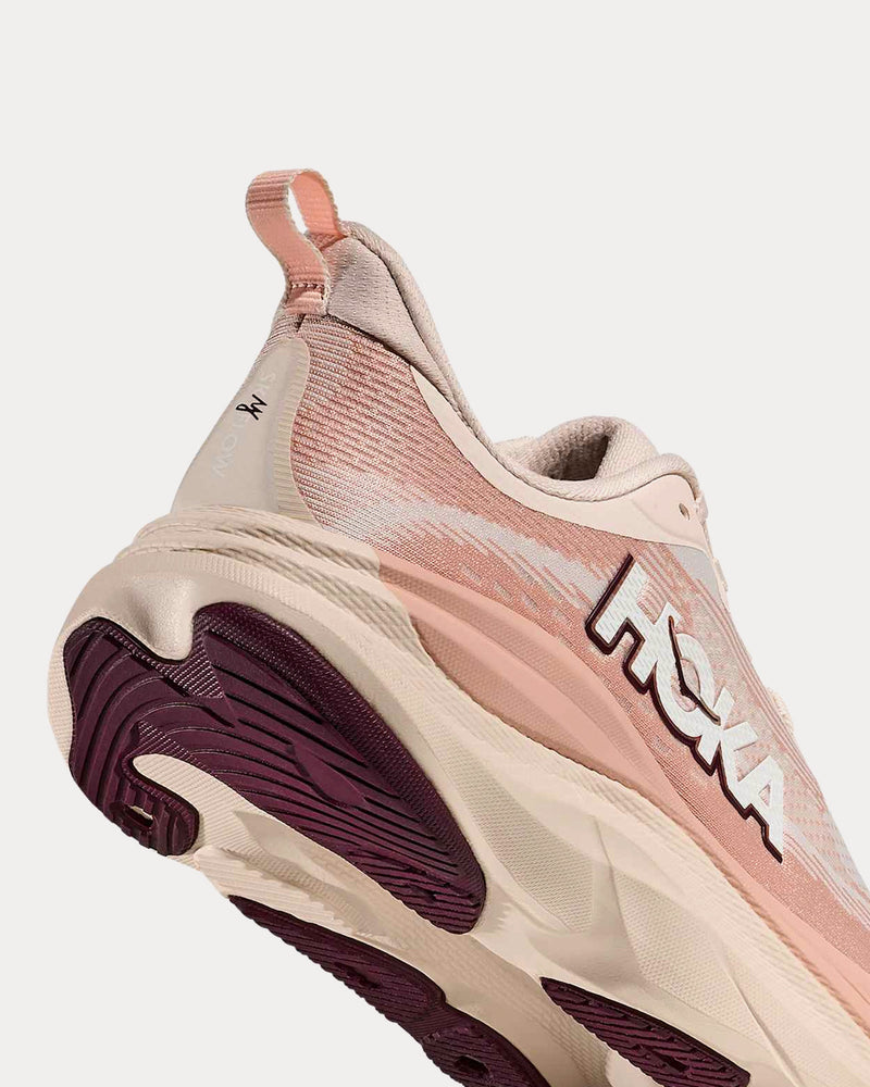 HOKA Skyflow Rose Cream / Rose Latte Running Shoes - 5