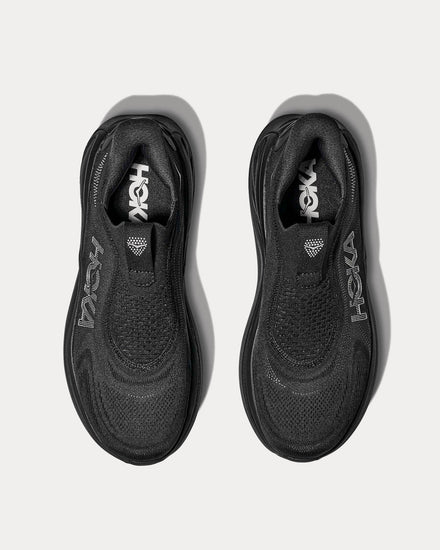 HOKA Skyward Laceless Black / Black Running Shoes - 2