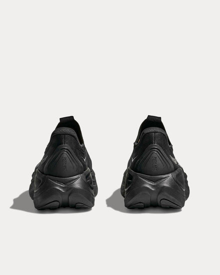 HOKA Skyward Laceless Black / Black Running Shoes - 4