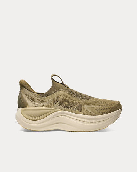 HOKA Skyward Laceless Grassland / Wild Mushroom Running Shoes - 1