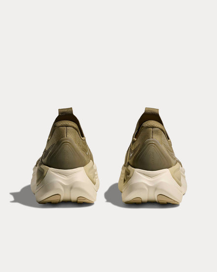 HOKA Skyward Laceless Grassland / Wild Mushroom Running Shoes - 4