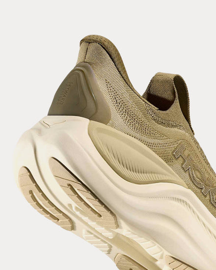HOKA Skyward Laceless Grassland / Wild Mushroom Running Shoes - 5
