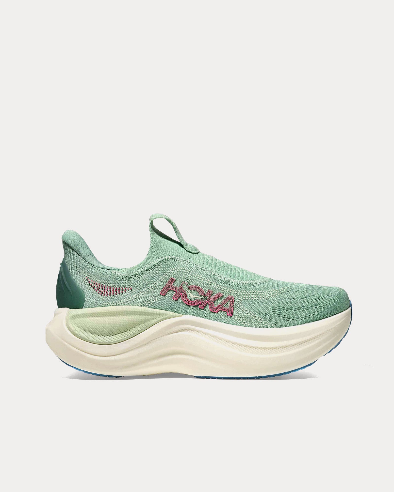 HOKA Women's Skyward Laceless RJadeite / Sea Glass Running Shoes