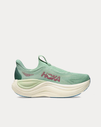 HOKA Skyward Laceless RJadeite / Sea Glass Running Shoes