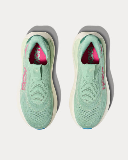 HOKA Skyward Laceless RJadeite / Sea Glass Running Shoes - 2