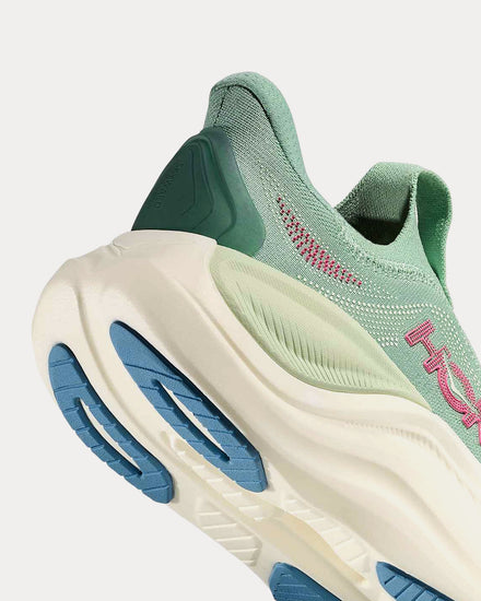 HOKA Skyward Laceless RJadeite / Sea Glass Running Shoes - 5