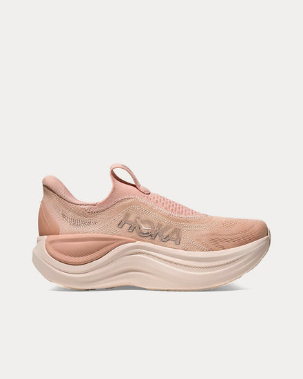 HOKA Skyward Laceless Rose Latte / Rose Cream Running Shoes - 1