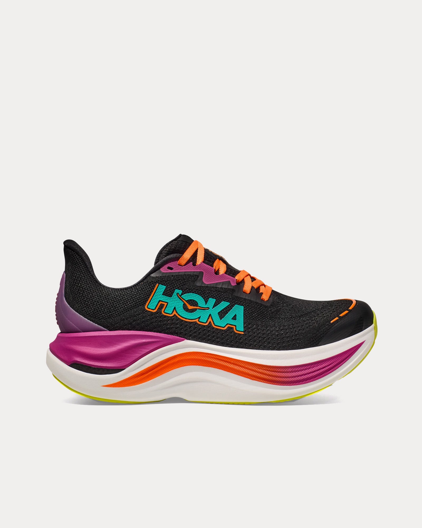HOKA ランニングシューズ SKYWARD X HOKA Women's Skyward X Black / Electric Aqua Running Shoes