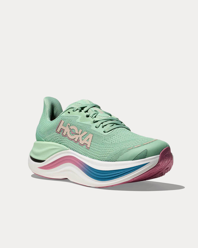 HOKA Skyward X Jadeite / Dried Rose Running Shoes - 3
