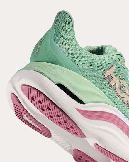 HOKA Skyward X Jadeite / Dried Rose Running Shoes - 5