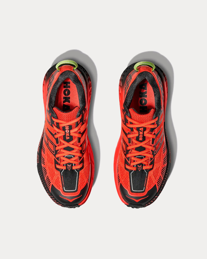 Hoka Speedgoat 2 Tomato / Electric Green Running Shoes - 2