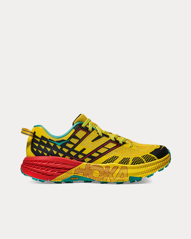 HOKA Speedgoat 2 Sour Lemon / Black Running Shoes