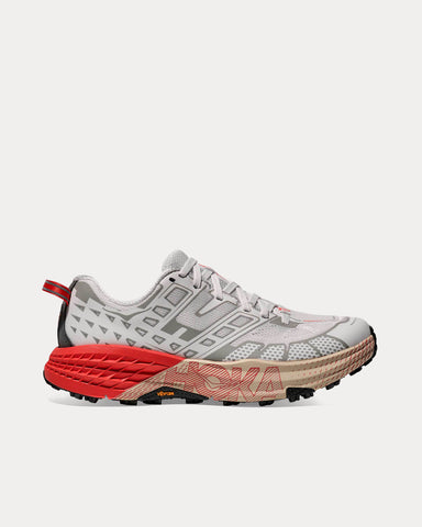 HOKA Speedgoat 2 White / Tomato Running Shoes