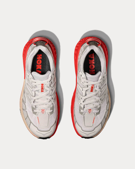 HOKA Speedgoat 2 White / Tomato Running Shoes - 2