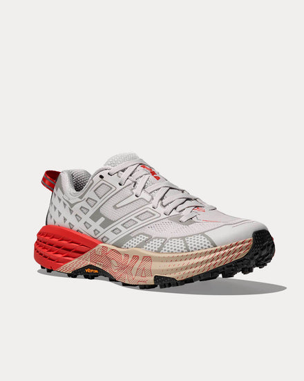 HOKA Speedgoat 2 White / Tomato Running Shoes - 3