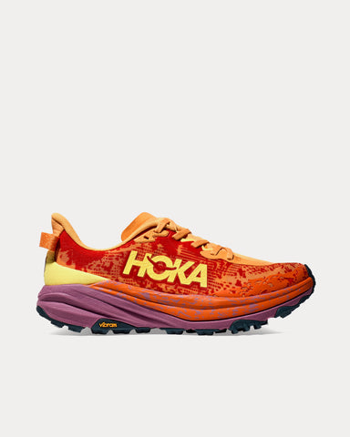 HOKA Speedgoat 6 Sherbet / Beet Root Running Shoes