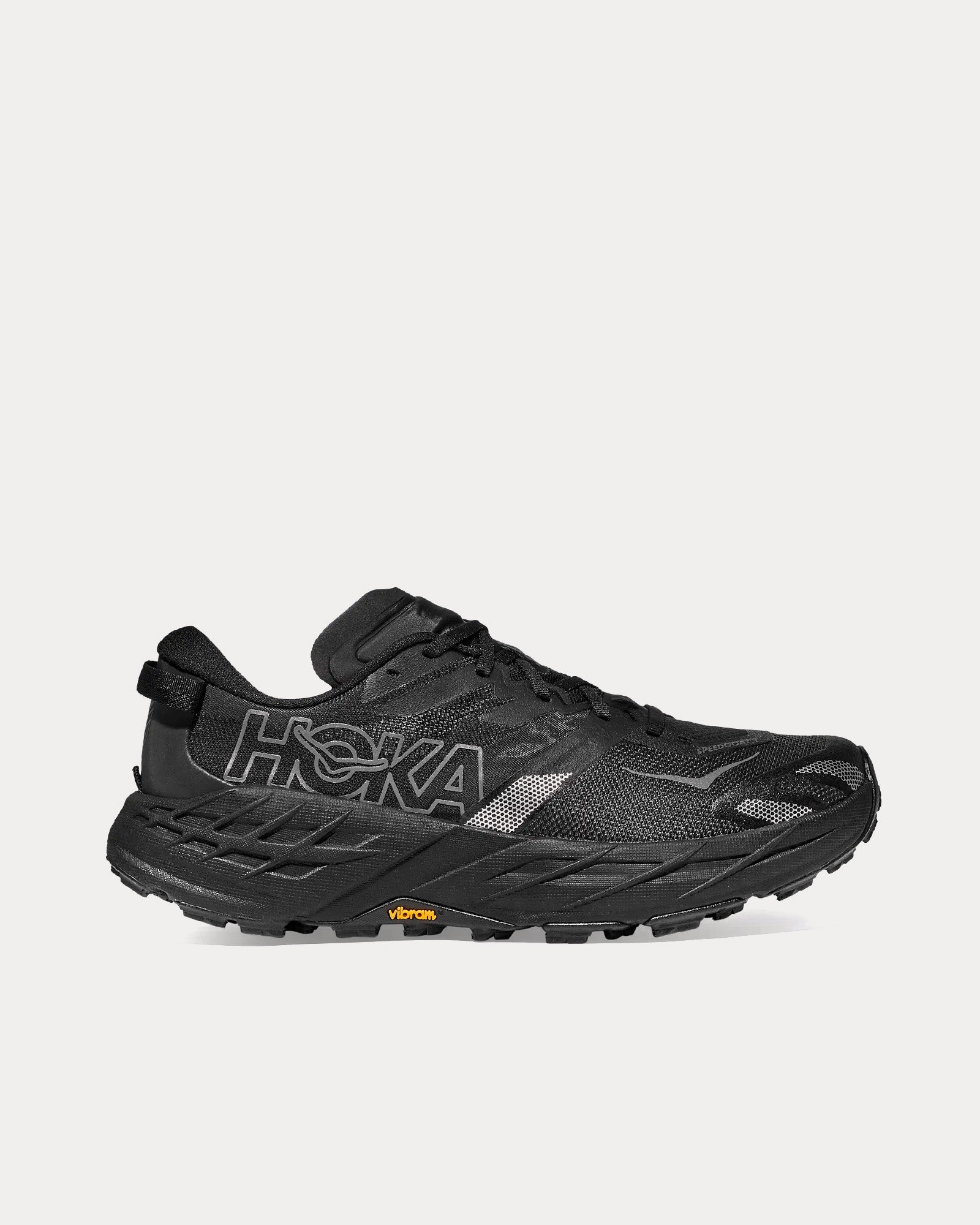 HOKA Men's Speedgoat 7 Black / Outer Orbit Running Shoes