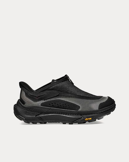 HOKA Stealth/Tech Project Transport Black / White Slip On Sneakers - 1
