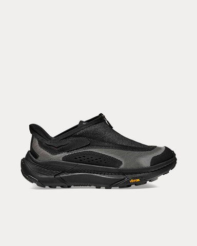 HOKA Stealth/Tech Project Transport Black / White Slip On Sneakers