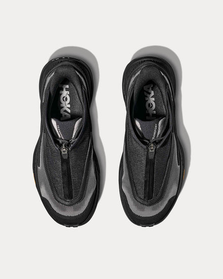 HOKA Stealth/Tech Project Transport Black / White Slip On Sneakers - 2