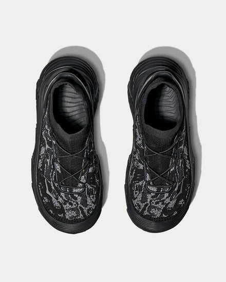 HOKA Stealth/Tech Restore Chukka Carbon Black / Black Slip On Sneakers - 2