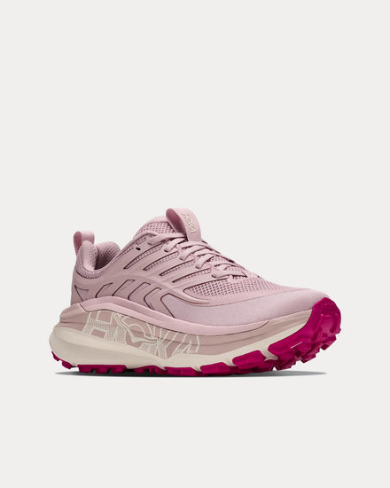 HOKA Stinson 8 Pink Opal / Alabaster Running Shoes - 3