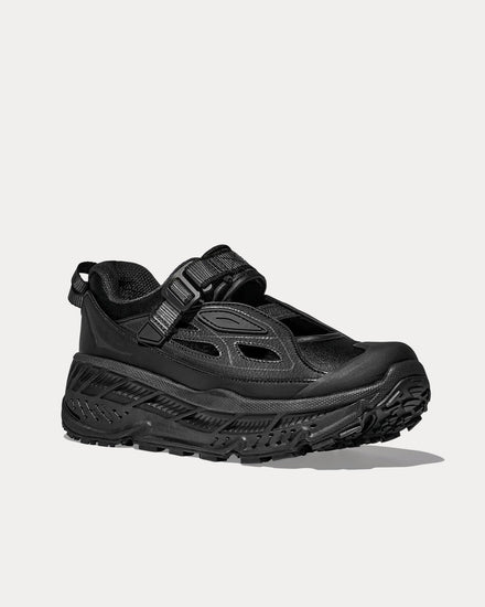 HOKA Stinson Breeze Black / Carbon Black Slip On Sneakers - 3