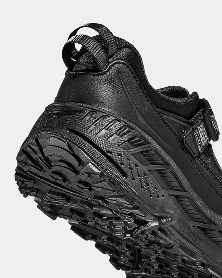 HOKA Stinson Breeze Black / Carbon Black Slip On Sneakers - 5