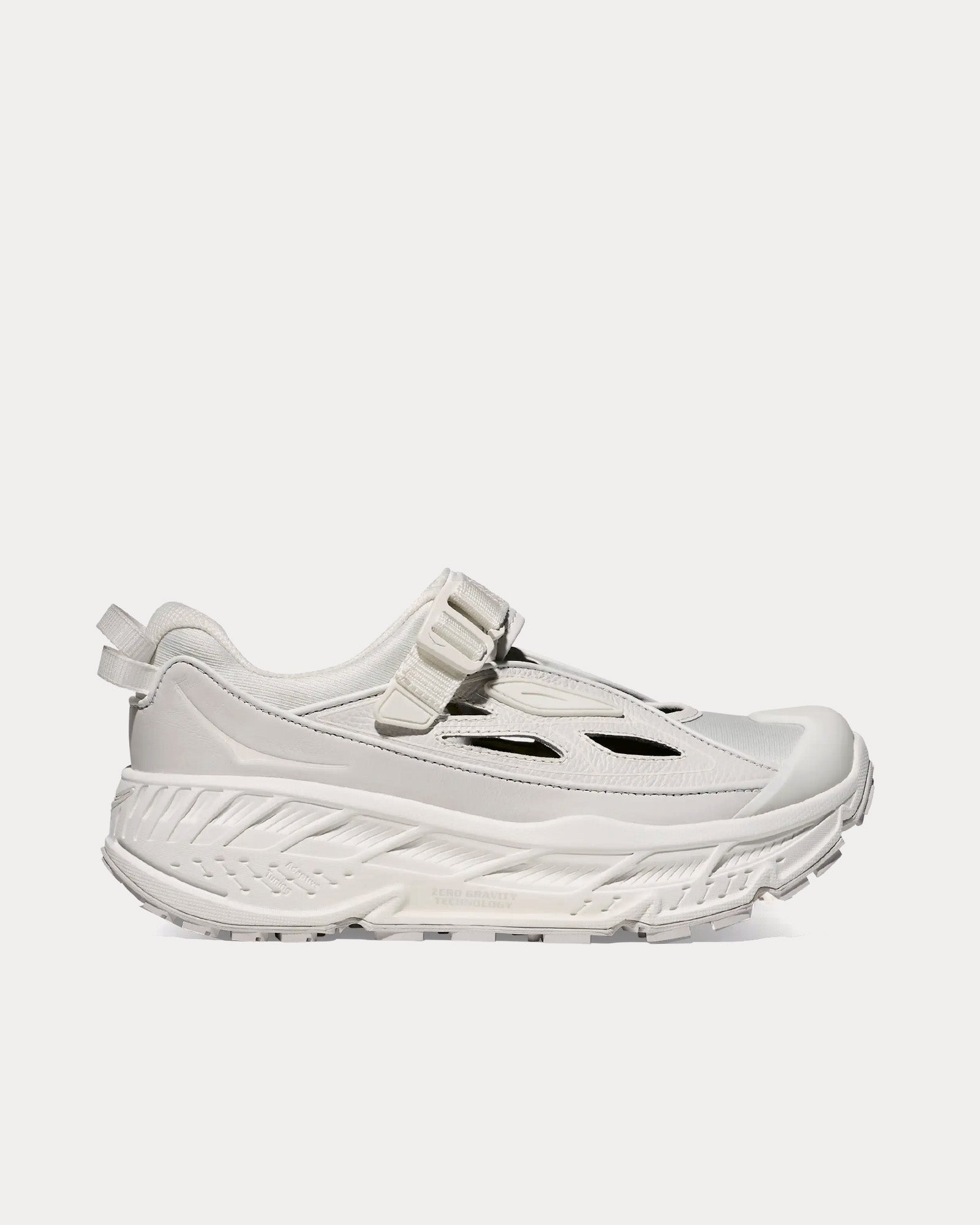 靴 HOKA STINSON BREEZE 26cm HOKA Unisex Stinson Breeze Frost / Grout Slip On Sneakers